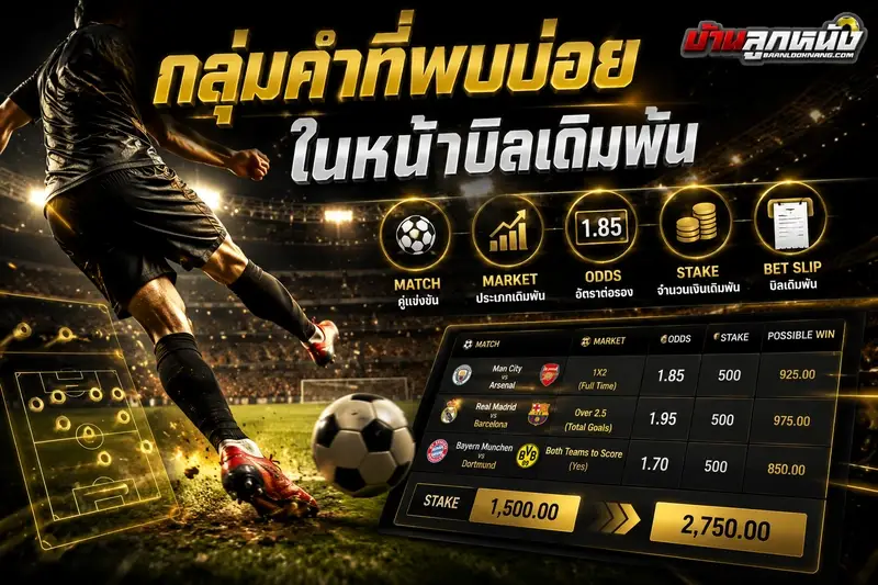 ศัพท์แทงบอล