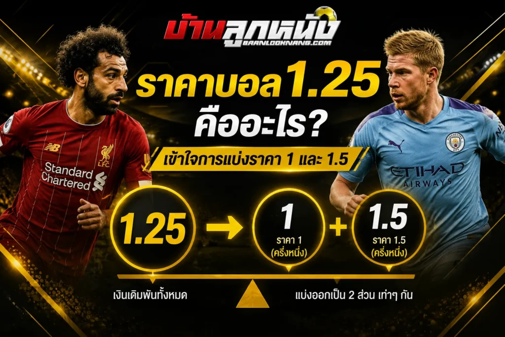 ราคาบอล1.25