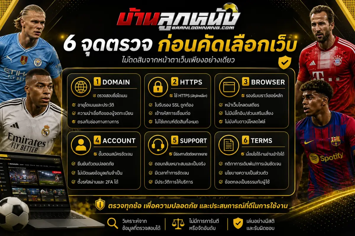 แนะนำเว็บแทงบอล