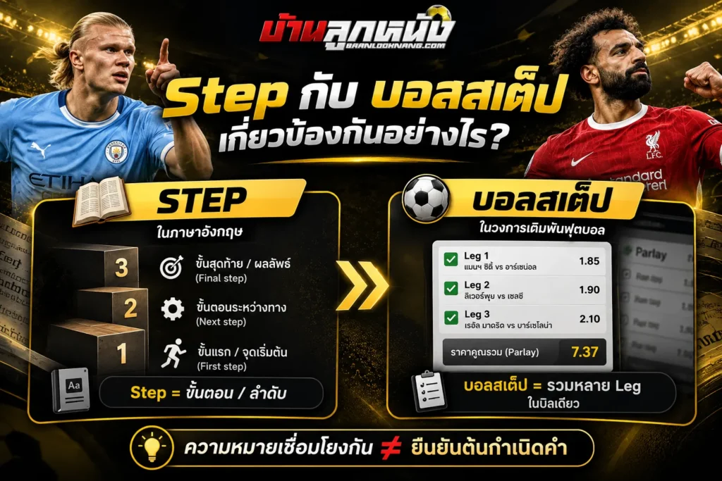 แทงบอลสเต็ป คืออะไร