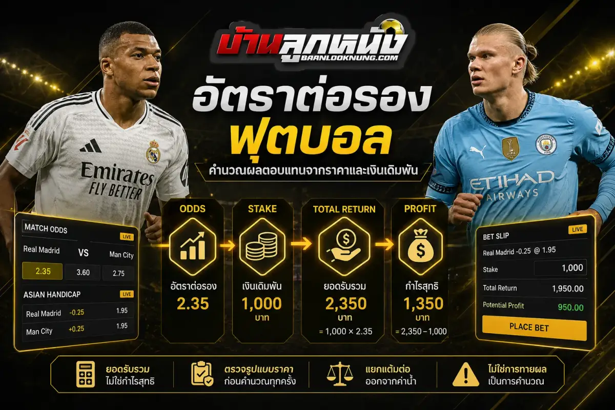 อัตราต่อรองฟุตบอล