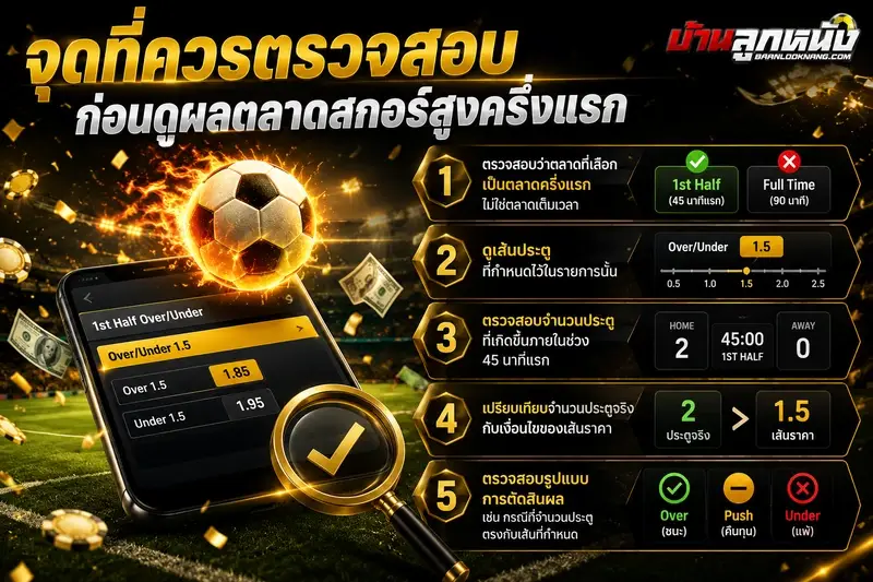 สกอร์สูงครึ่งแรก
