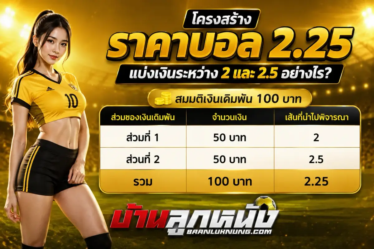 ราคาบอล2.25