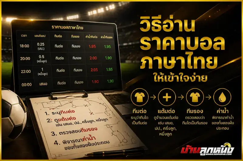 ราคาบอลภาษาไทย