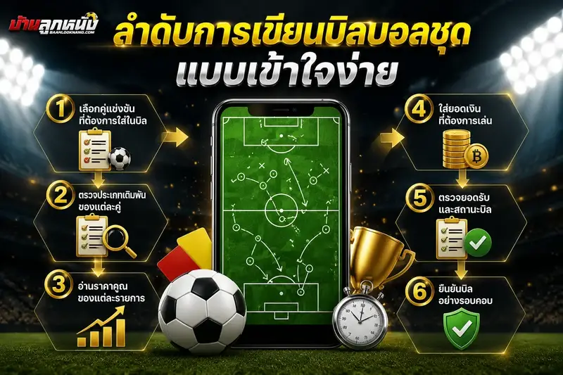 วิธีแทงบอลชุด