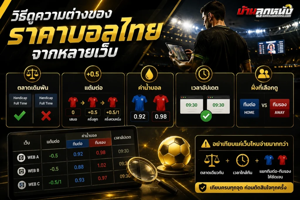 ราคาบอลไทย