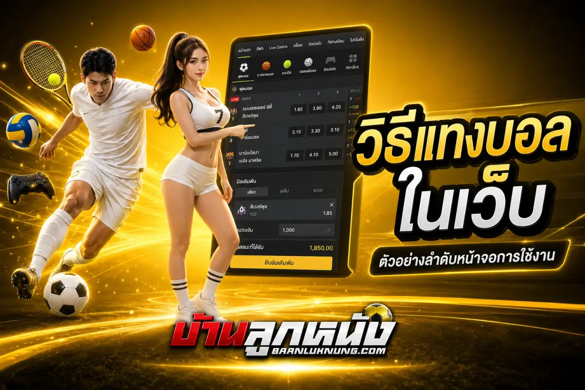 วิธีแทงบอลในเว็บ