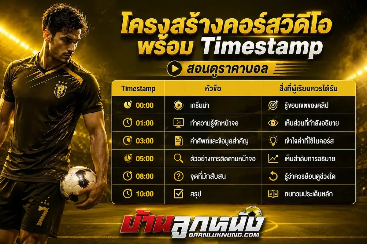 สอนดูราคาบอล