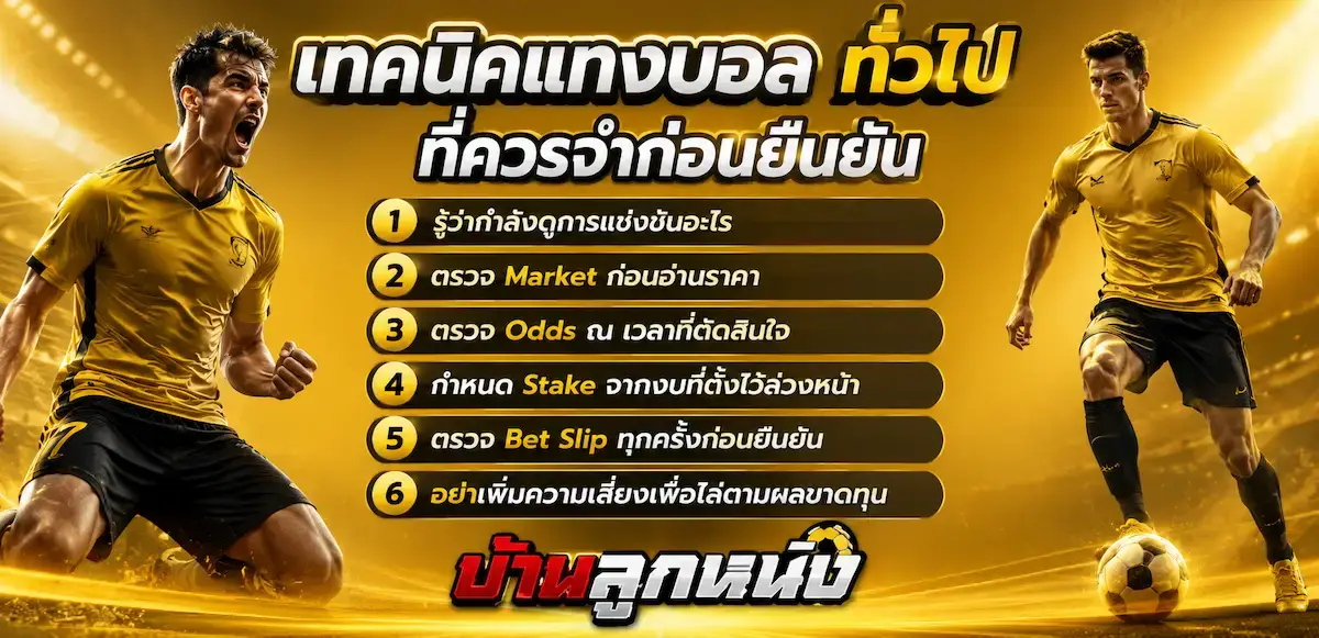 เทคนิคแทงบอล