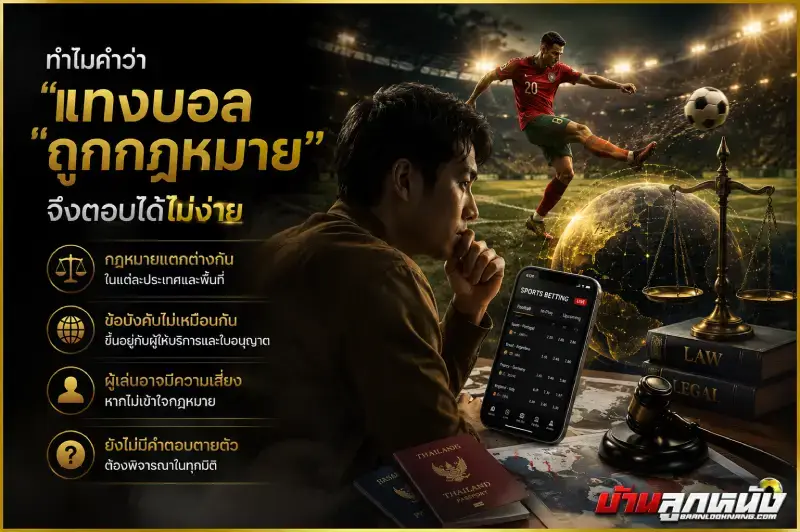แทงบอลถูกกฎหมาย