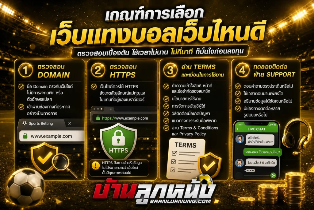 แทงบอลเว็บไหนดี