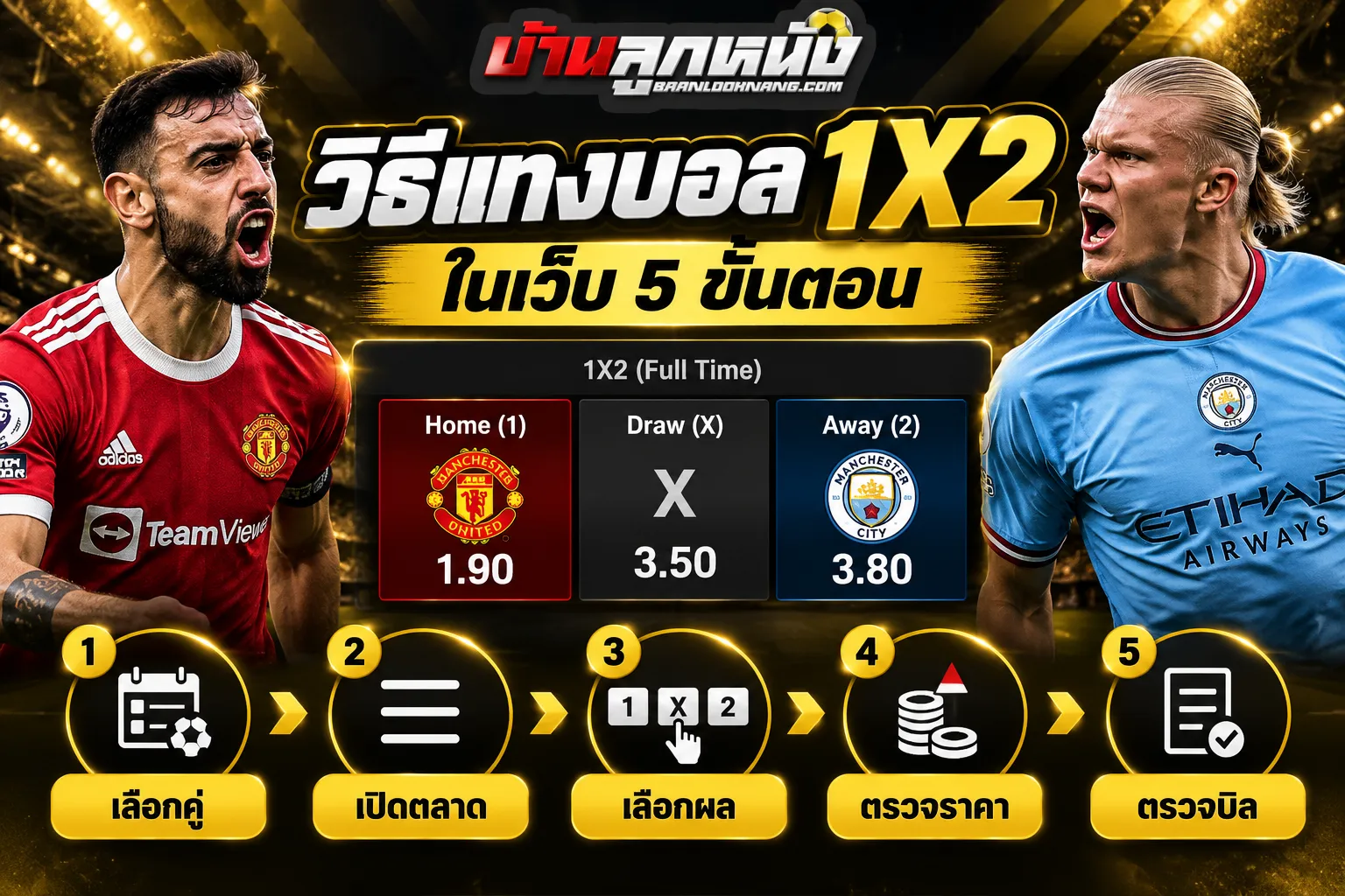 วิธีแทงบอล 1x2