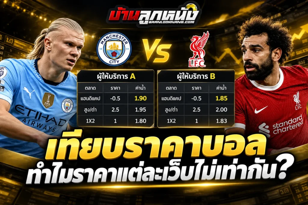 เทียบราคาบอล