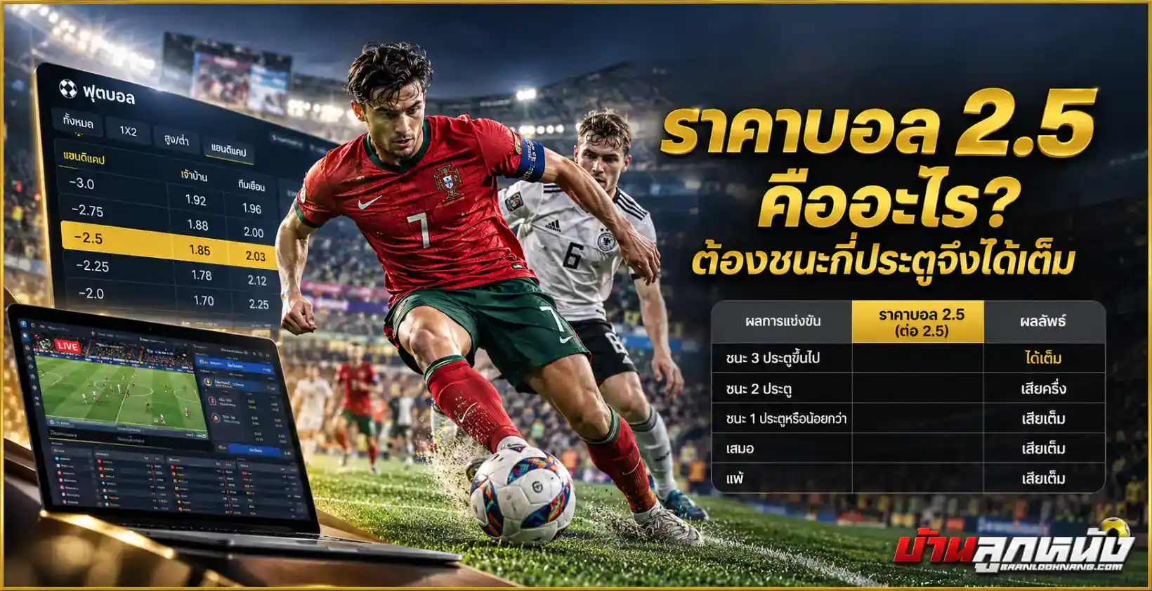 ราคาบอล2.5