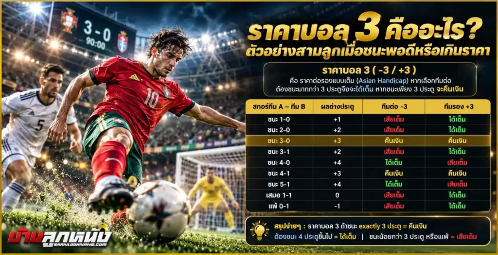 ราคาบอล3