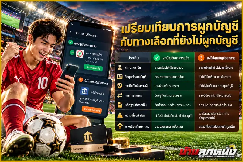 สมัครเว็บพนันไม่ใช้บัญชีธนาคาร