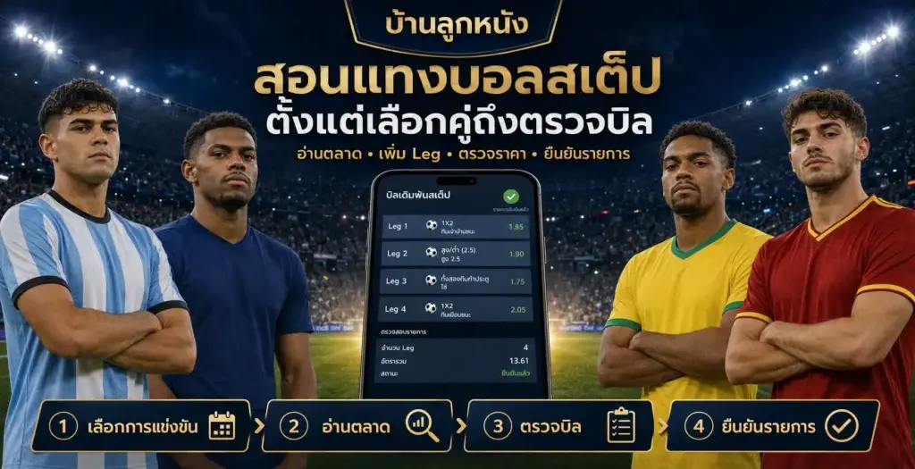 สอนแทงบอลสเต็ป