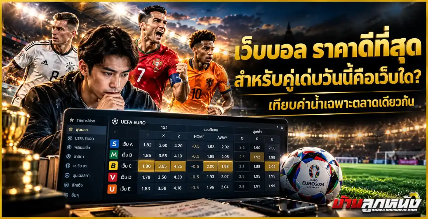 เว็บบอล ราคาดีที่สุด